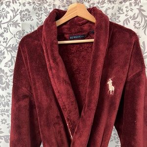 RALPH LAUREN Polo Pony Men's Plush Bath Robe